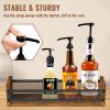 Wooden Wine Rack Alyoen Classic 4 Bottle Countertop-4