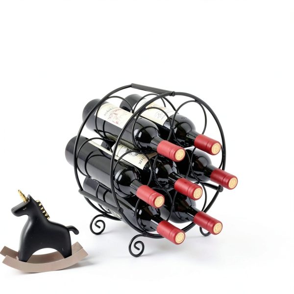 Wine Rack PAG Metal Countertop 7 Bottle Classic-5