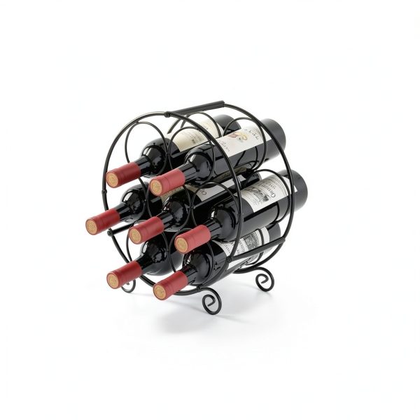 Wine Rack PAG Metal Countertop 7 Bottle Classic-4