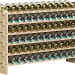 Wine Rack Smartxchoices Standing Pine 72 Bottle-0