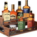 Alyoen Wood Wine Rack Modern Countertop Storage Waterproof-0