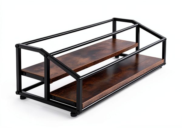 Kimilus Metal Coffee Syrup Rack Modern Kitchen Organizer-2