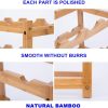FOSTERSOURCE Bamboo Wine Rack Modern Design Countertop-3
