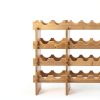 Amazon Basics Bamboo Wine Rack 36 Bottle Modern Design-1
