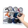 LANDNEOO White 3‑Tier Water Bottle Rack ABS Design-3