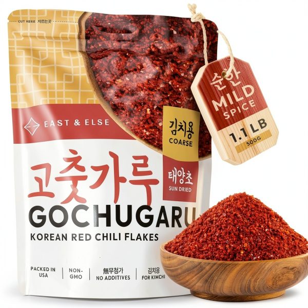 East and Else Coarse Chili Flakes Sun Dried Korean Kimchi-0