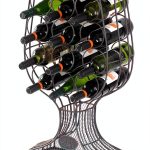 Vintiquewise Bronze Wine Rack Vintage Style 12 Bottle Holder-0