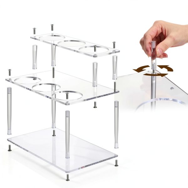 Acrylic Syrup Organizer Baosia Modern Clear Design-3