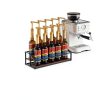 Kimilus Metal Coffee Syrup Rack Modern Kitchen Organizer-4