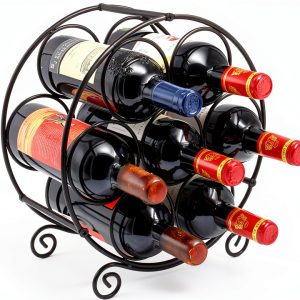 Wine Rack PAG Metal Countertop 7 Bottle Classic-0
