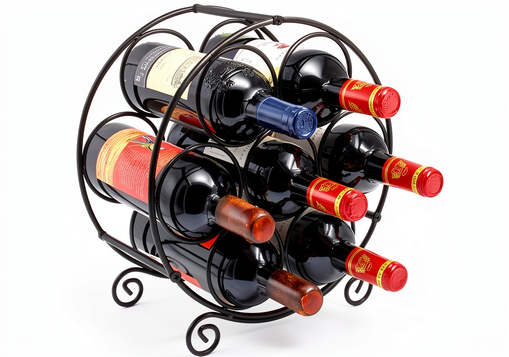 PAG wine rack displayed on a kitchen countertop