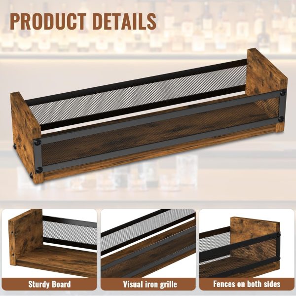 Wooden Wine Rack Alyoen Classic 4 Bottle Countertop-2