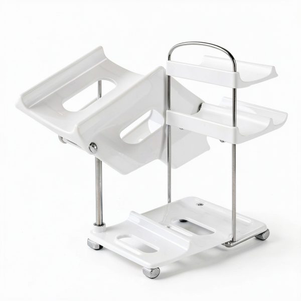 LANDNEOO White 3‑Tier Water Bottle Rack ABS Design-5