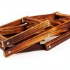 MUGLIO Wine Rack 3 Bottle Modern Stained-1
