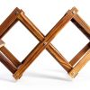 MUGLIO Wine Rack 3 Bottle Modern Stained-4