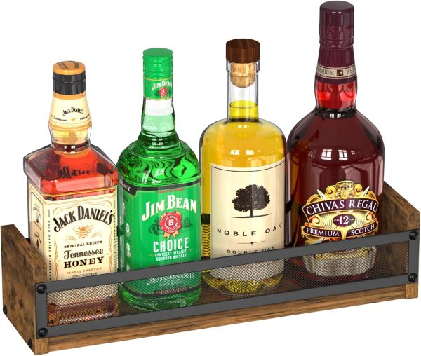 Wooden Wine Rack Alyoen Classic 4 Bottle Countertop-0