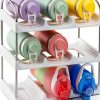 LANDNEOO White 3‑Tier Water Bottle Rack ABS Design-7