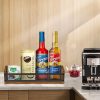 Wooden Wine Rack Alyoen Classic 4 Bottle Countertop-3