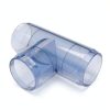 FORMUFIT Clear PVC Barbed Tee Fittings for Industrial Use-0