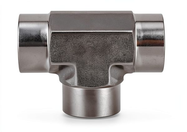 Yoebor 1/2" Stainless Steel Tee Fitting NPT Female Pipe Connector-4
