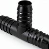 Lakesstory PVC Barbed Tee Fitting 1 Inch Black 3/4 PVC Tee – Sch 40,-0