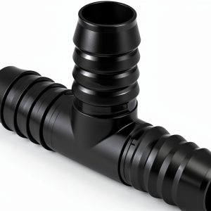 Lakesstory PVC Barbed Tee Fitting 1 Inch Black 3/4 PVC Tee – Sch 40,-0