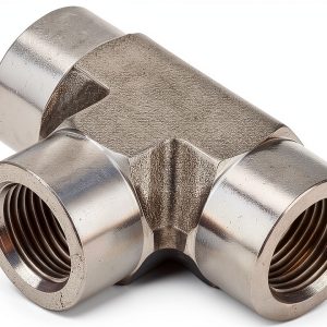 Yoebor 1/2" Stainless Steel Tee Fitting NPT Female Pipe Connector-0