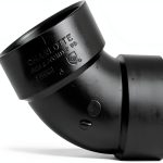 Charlotte Pipe 1-1/2 in Hub Elbow Fitting Black Plastic ABS003190600HA-0