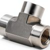 Yoebor 1/2" Stainless Steel Tee Fitting NPT Female Pipe Connector-3