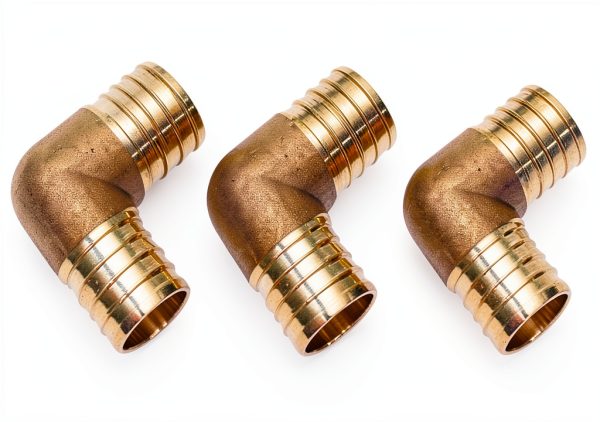 VENTRAL 3/4" Brass Elbow Pipe Fitting Bronze NPT Thread 10 Pack-4