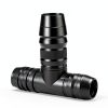 Lakesstory PVC Barbed Tee Fitting 1 Inch Black 3/4 PVC Tee – Sch 40,-3