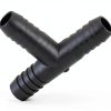 Lakesstory PVC Barbed Tee Fitting 1 Inch Black 3/4 PVC Tee – Sch 40,-1