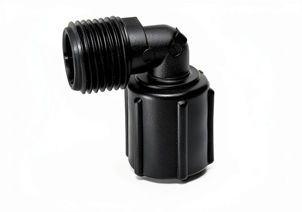 Barbed Elbow Fitting THC Model 30785 6x4x2 in Brass Connector-0