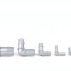 Cobetter 90° Polypropylene Barbed Elbow 3/8 Inch Translucent 10pcs-2