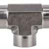Yoebor 1/2" Stainless Steel Tee Fitting NPT Female Pipe Connector-2