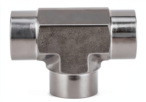 Yoebor 1/2" Stainless Steel Tee Fitting NPT Female Pipe Connector-2