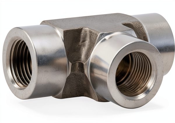 Yoebor 1/2" Stainless Steel Tee Fitting NPT Female Pipe Connector-1