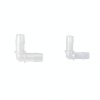 Cobetter 90° Polypropylene Barbed Elbow 3/8 Inch Translucent 10pcs-3