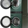 LG WashTower Washer and Dryer with TurboWash - Nature Green-4