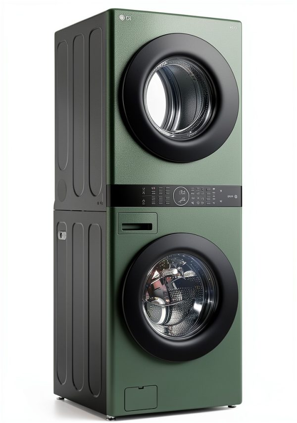 LG WashTower Washer and Dryer with TurboWash - Nature Green-1