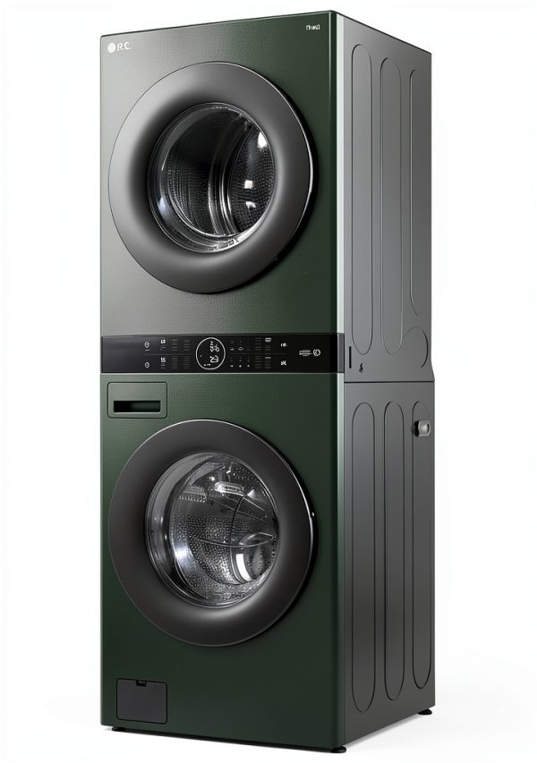 LG WashTower Washer and Dryer with TurboWash - Nature Green-2