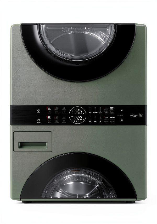 LG WashTower Washer and Dryer with TurboWash - Nature Green-7