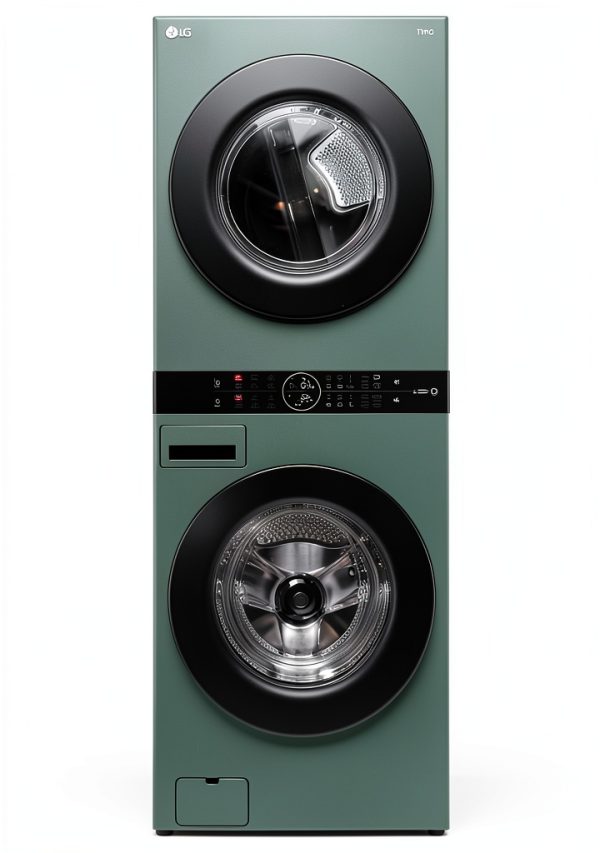 LG WashTower Washer and Dryer with TurboWash - Nature Green-0