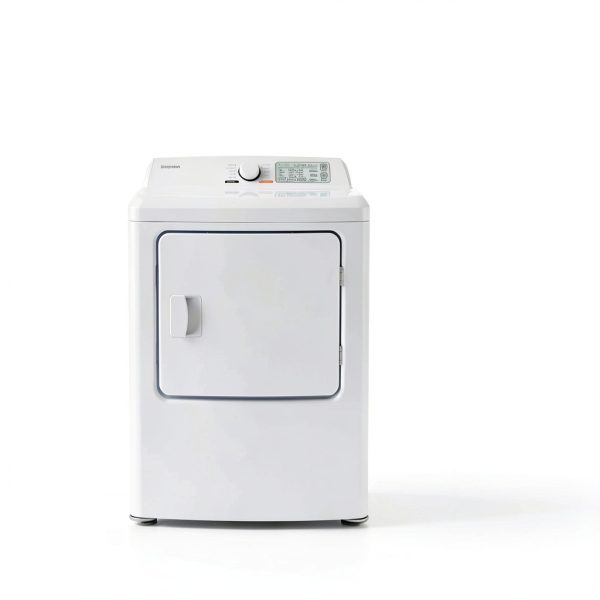 West Bend Vented Gas Dryer Front Load 7 cu ft White with LED Display-1