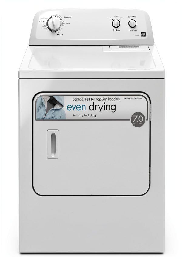 Kenmore 29 inch Front Load Gas Dryer with Wrinkle Guard 7 cu ft White-0