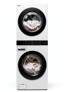 LG WashTower 4.5 Cu.Ft. Washer 7.4 Cu.Ft. Dryer Graphite Steel-0