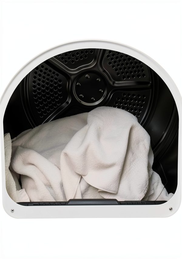 West Bend Vented Gas Dryer Front Load 7 cu ft White with LED Display-4