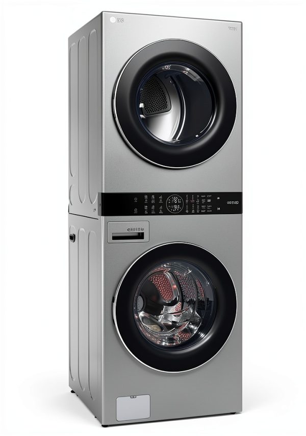 LG WashTower 4.5 Cu.Ft. Washer 7.4 Cu.Ft. Dryer Graphite Steel-2