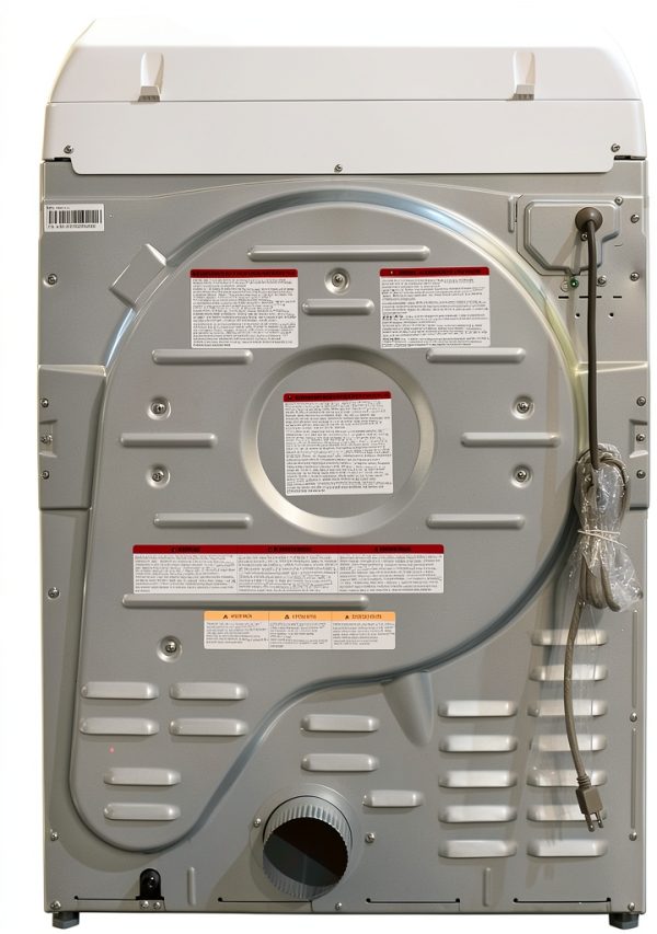 West Bend Vented Gas Dryer Front Load 7 cu ft White with LED Display-6