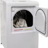 West Bend Vented Gas Dryer Front Load 7 cu ft White with LED Display-3
